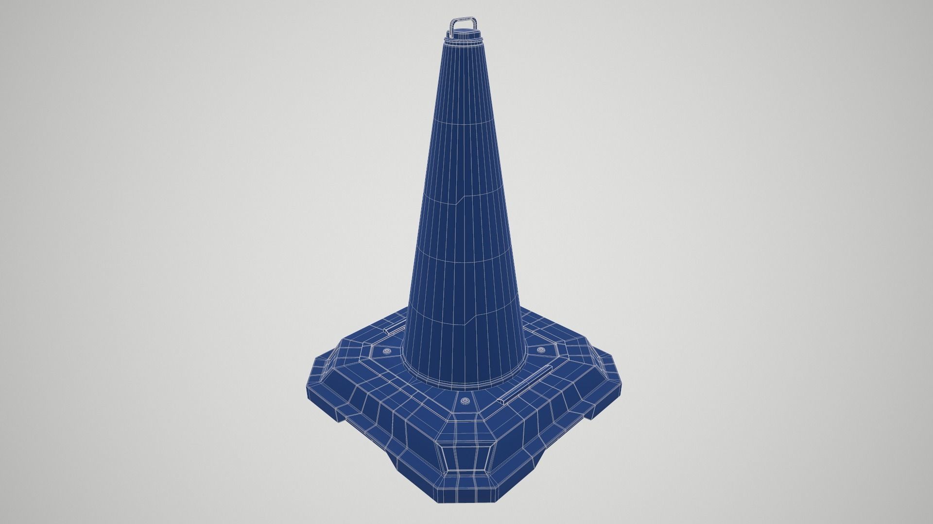Sci-Fi Traffic Cone 3D model_18
