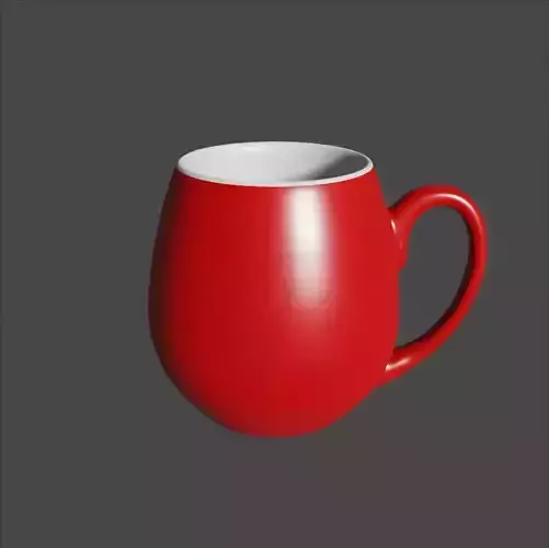 Cup base mesh Low-poly 3D model