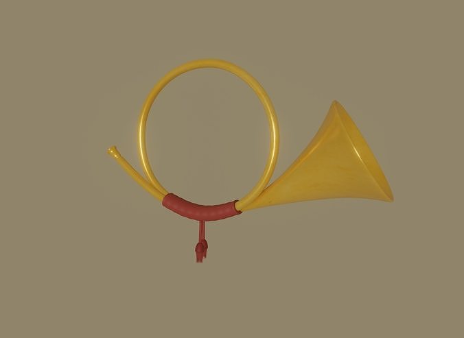 Post Horn 3D model