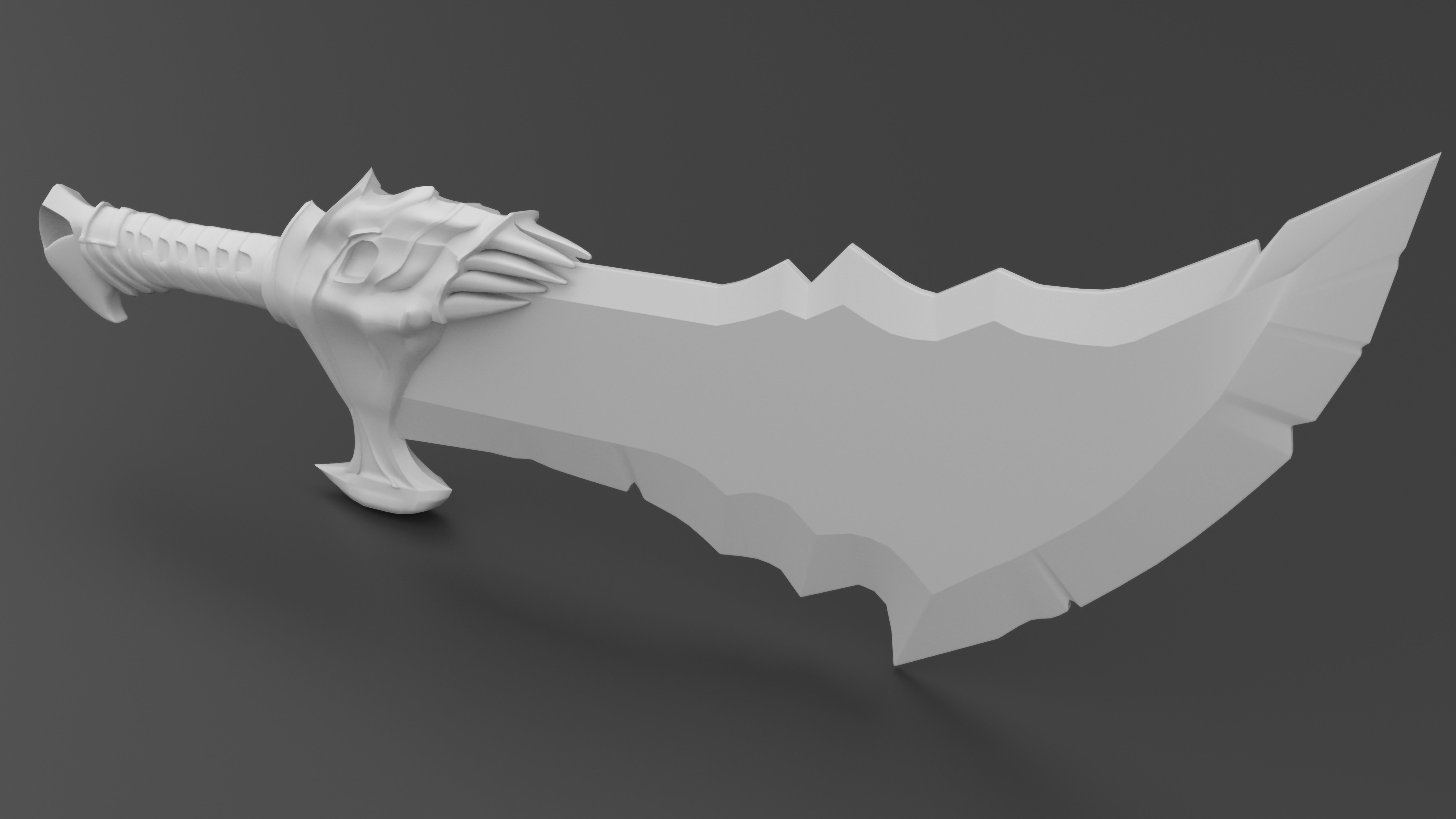 Blades of Chaos - God of War 2018 3D Print Model 3D print model_5