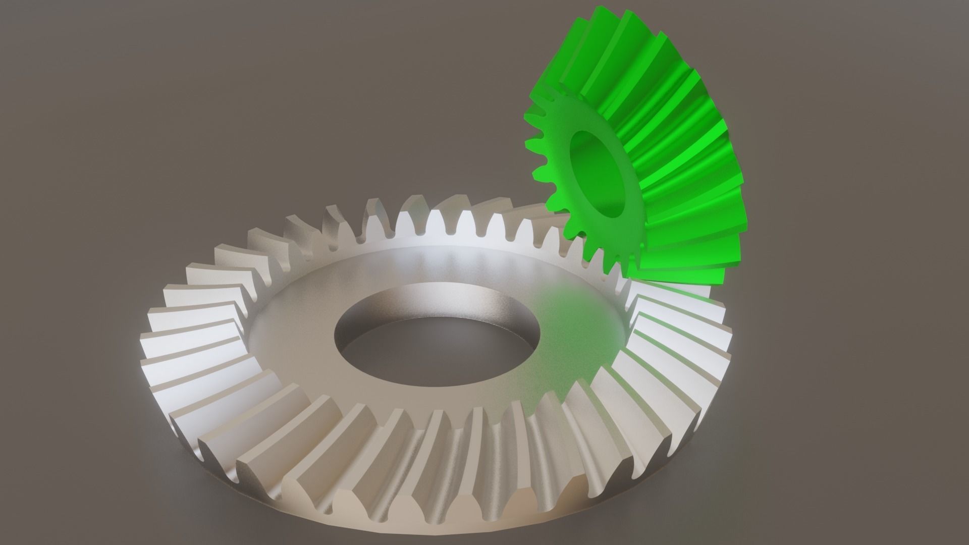 Bevel Gears Free 3D model_2