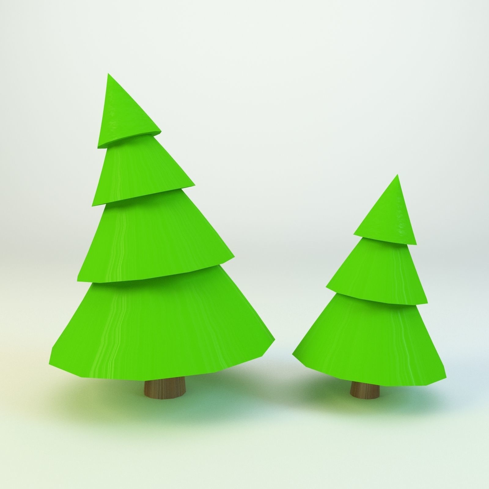 Cartoon Trees LowPoly Pack Low-poly 3D model Low-poly 3D model_2