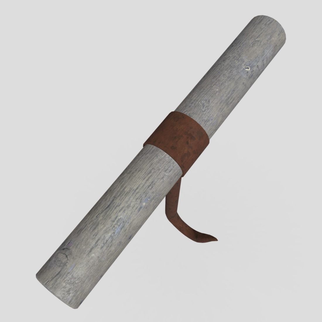 Meat Hook 2 Low-poly 3D model_6