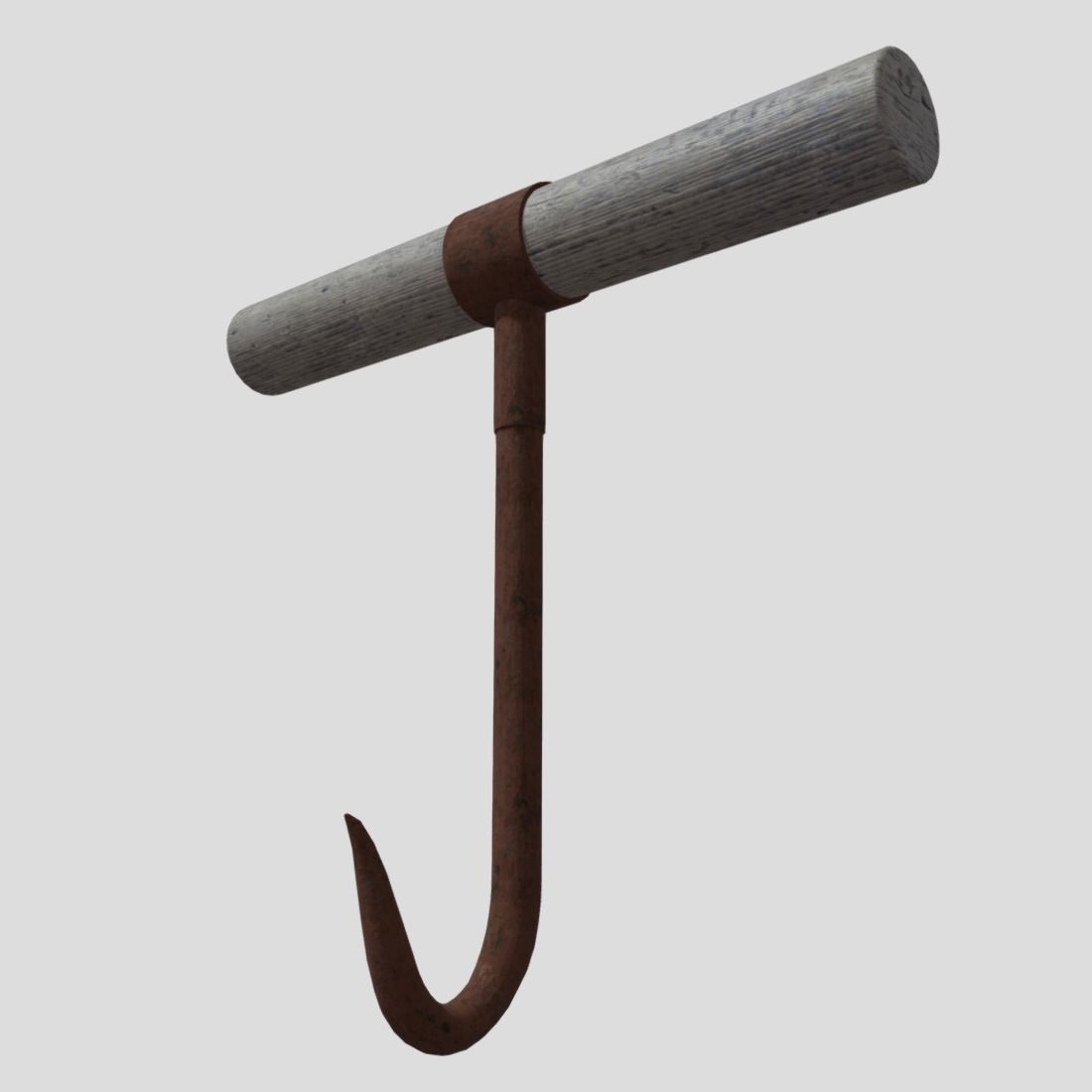 Meat Hook 2 Low-poly 3D model_10