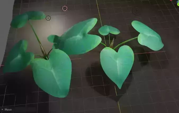 Kachu Tree 3D model animated