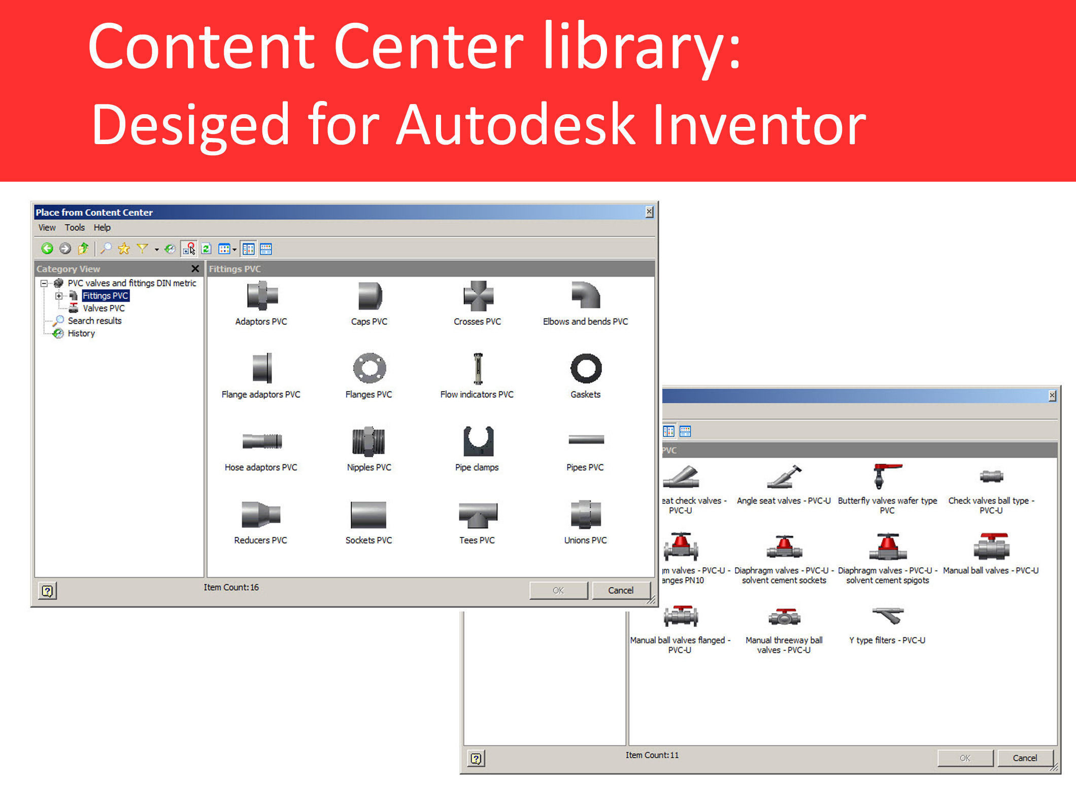 Autodesk Inventor CAD library - Piping No 3 3D model_3