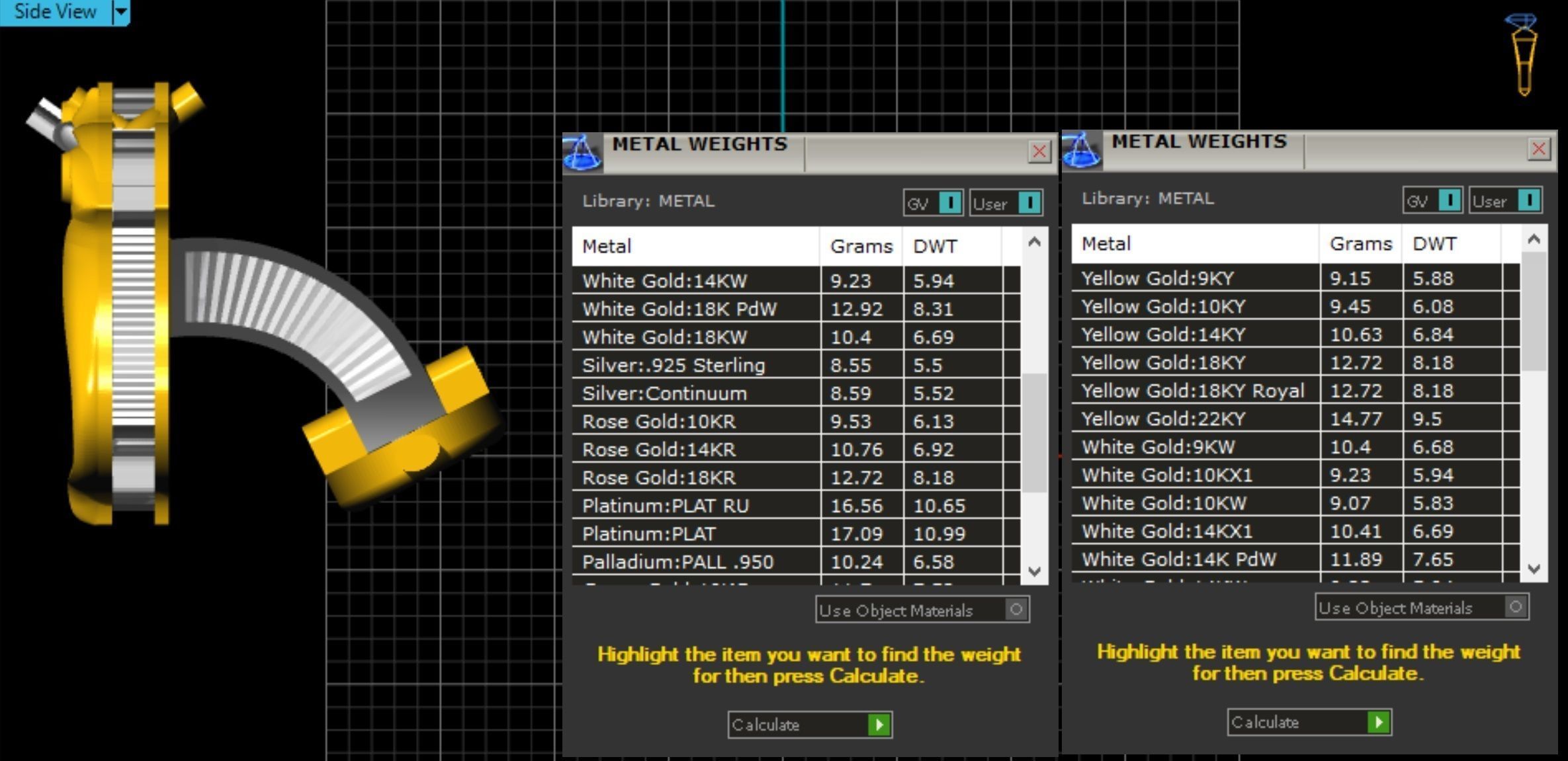 original Cufflinks with enamel and diamonds 3D print model_4