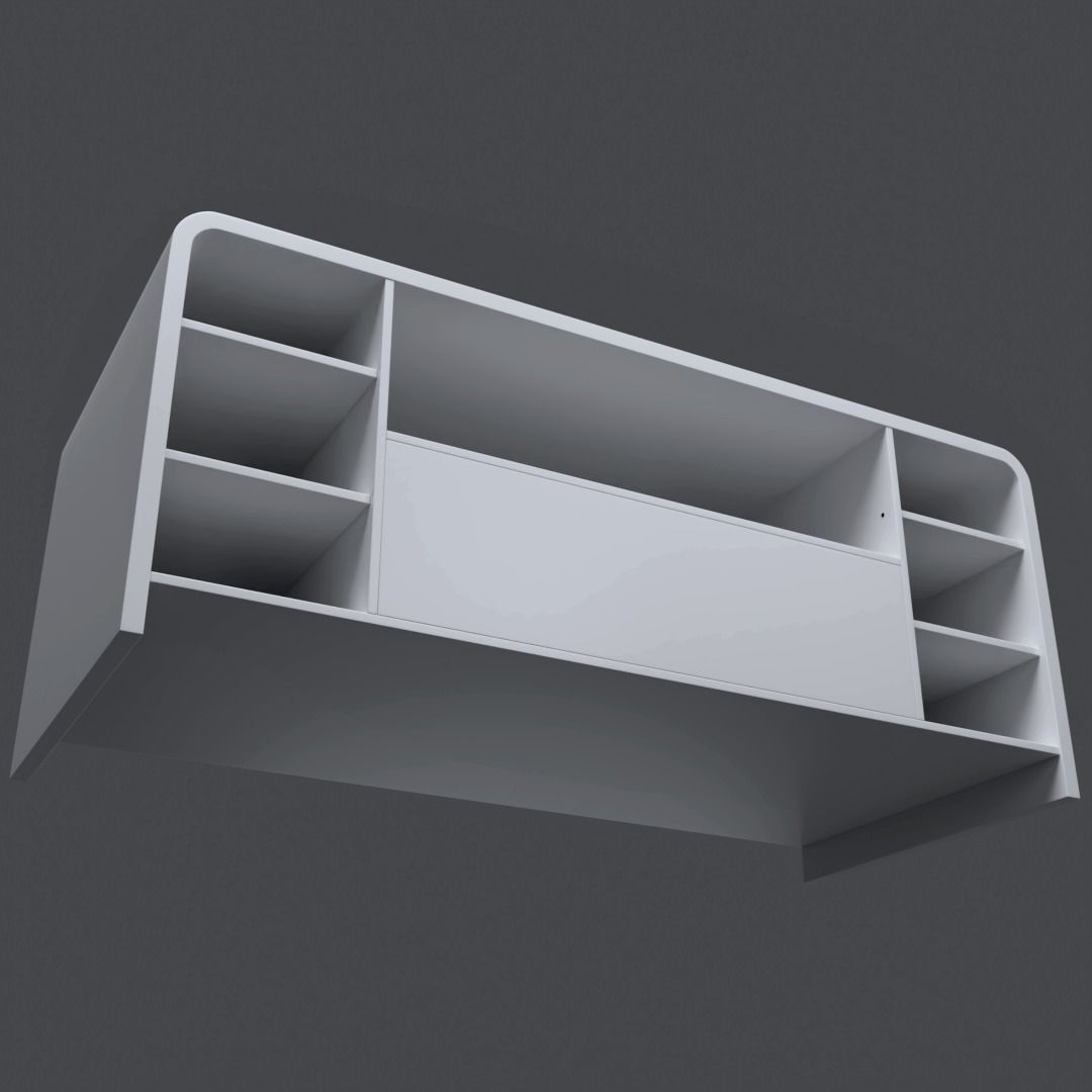 Rounded Coffee Table M 2 3D model Free 3D model_10