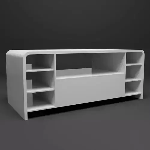 Rounded Coffee Table M 2 3D model