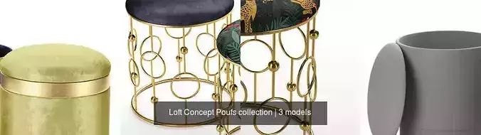 Loft Concept Poufs collection