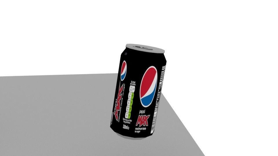 sodas pepsi cans stacked Low-poly 3D model_11