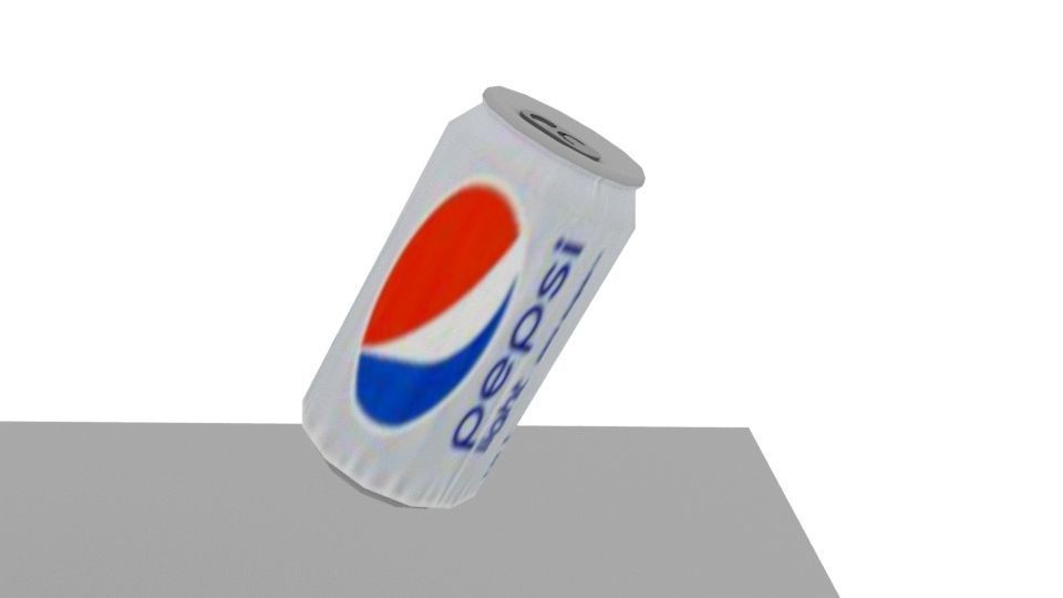 sodas pepsi cans stacked Low-poly 3D model_13