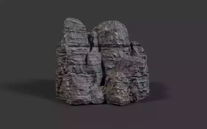 Cliff rock formation