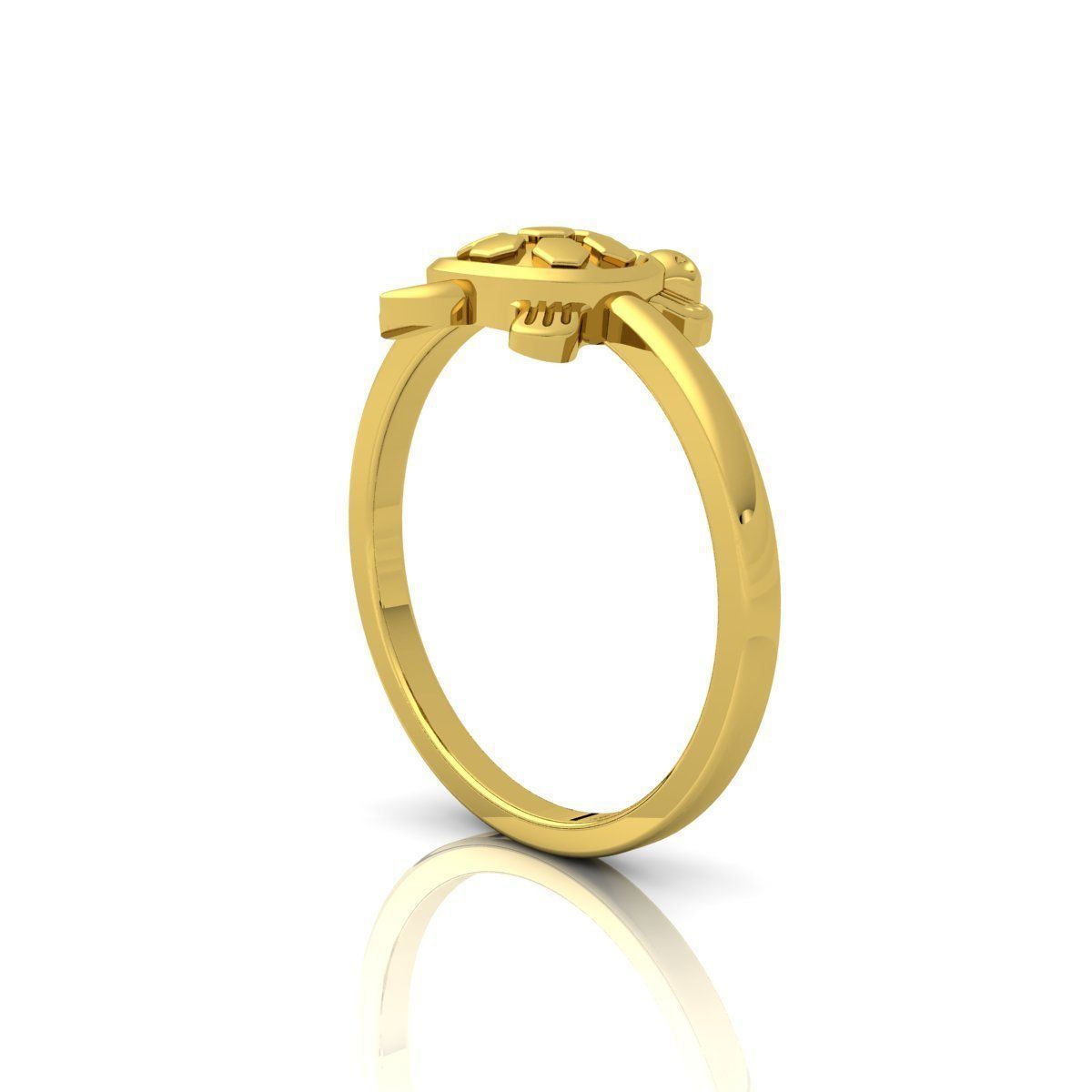 Turtal Ring  Free 3D print model_5