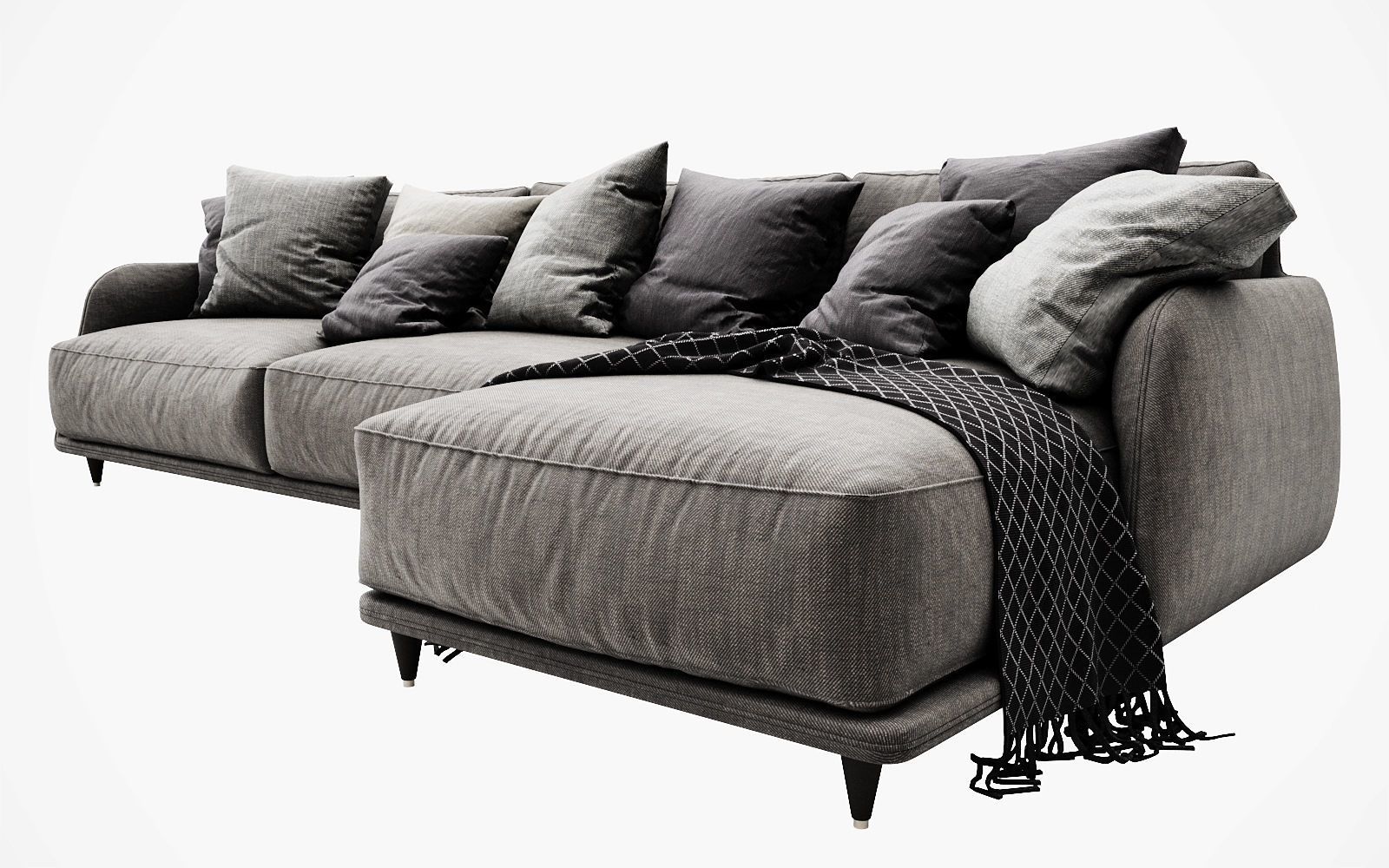 Ditre Italia Elliot Chaise Lounge 3D model_11