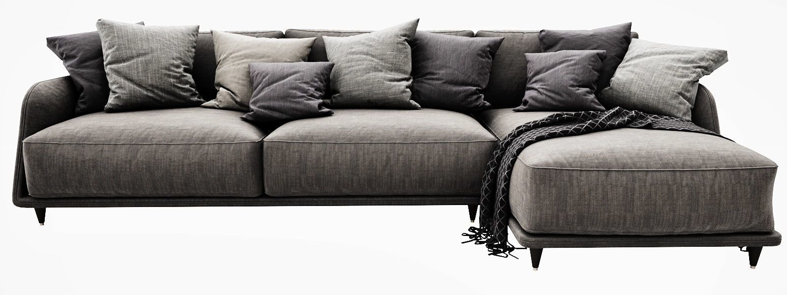 Ditre Italia Elliot Chaise Lounge 3D model_5