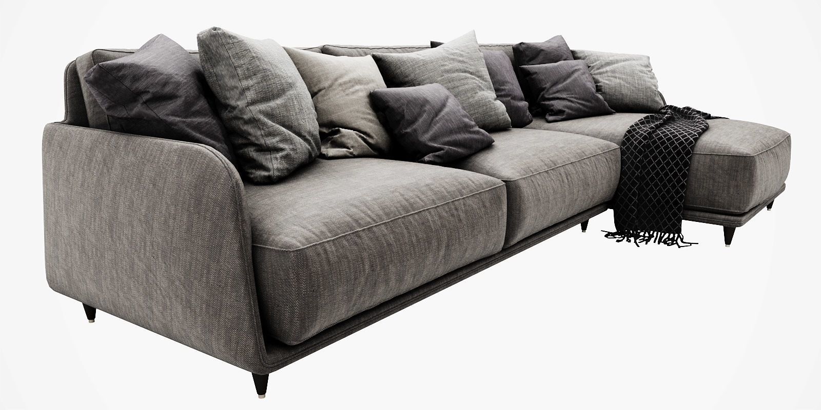 Ditre Italia Elliot Chaise Lounge 3D model_8