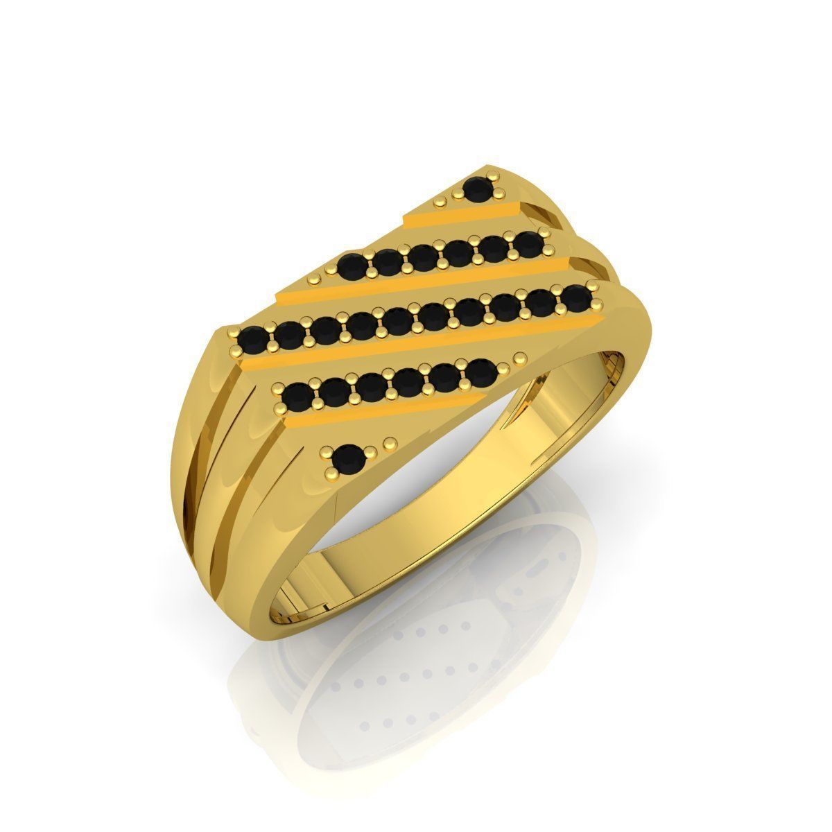 Mens Ring  3D print model_10