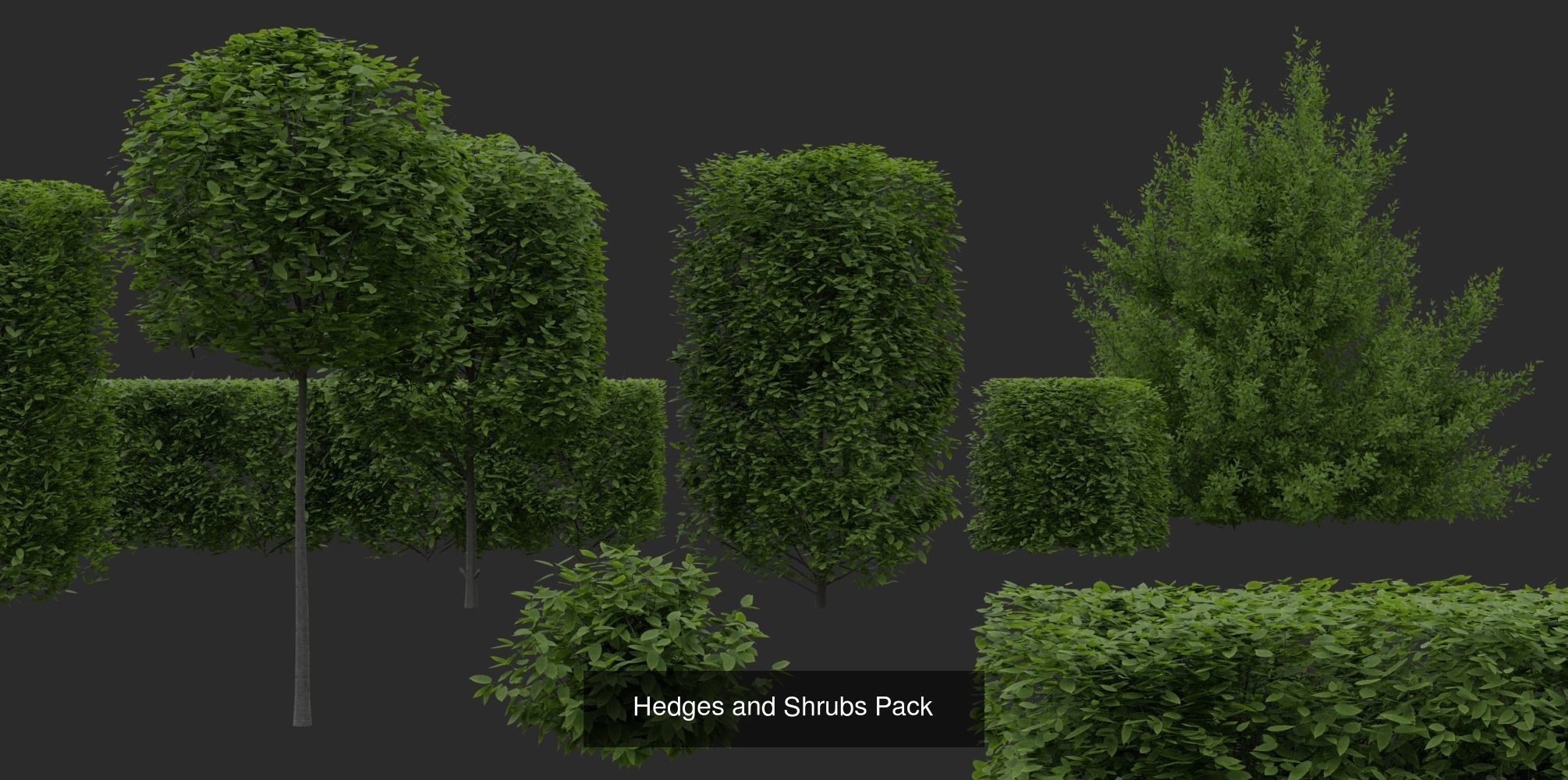 Garden Pack 3D Model Collection_1