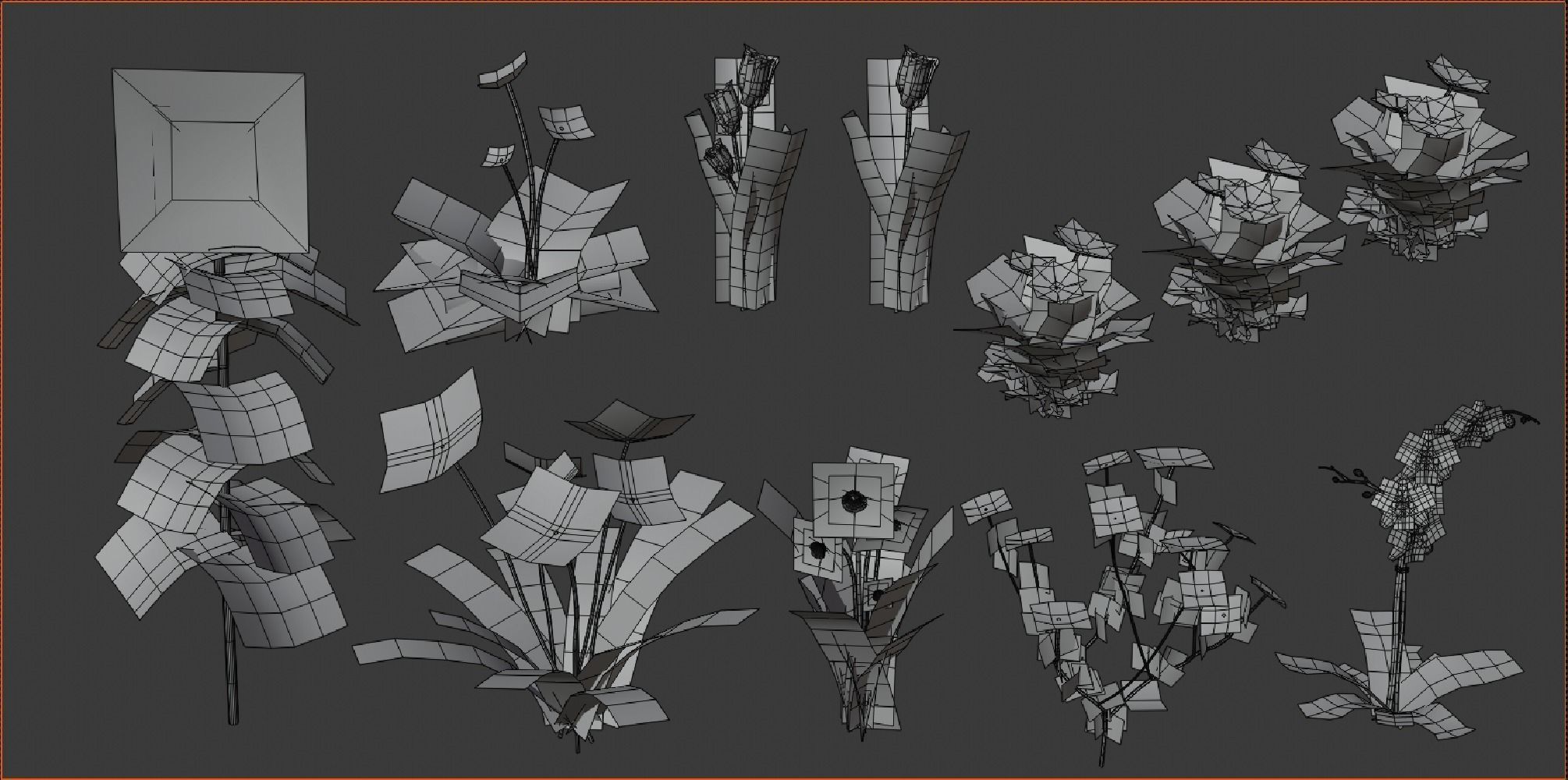 Garden Pack 3D Model Collection_13