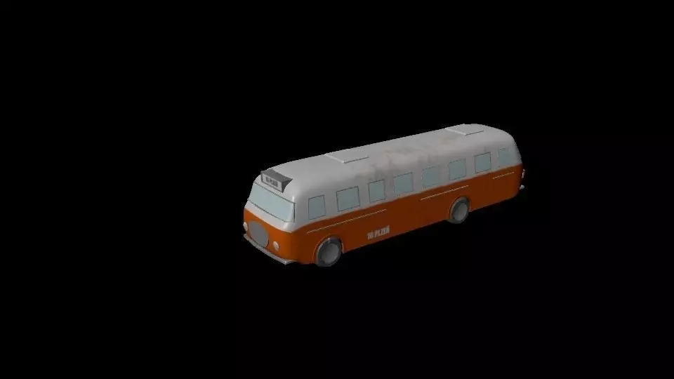 Bus 706 RTO Free 3D model