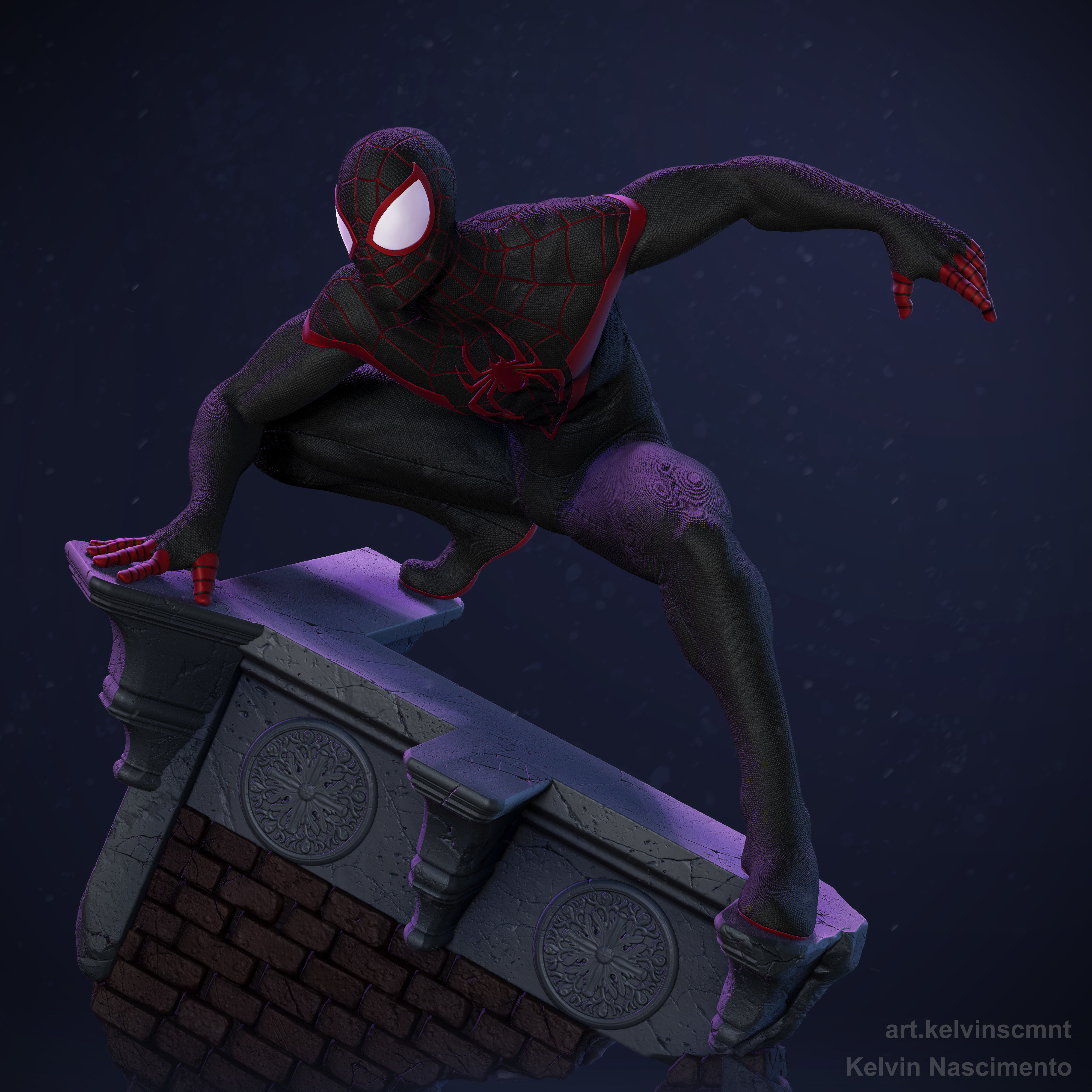 Amazing Spider Man - Miles Morales 3D print model_7