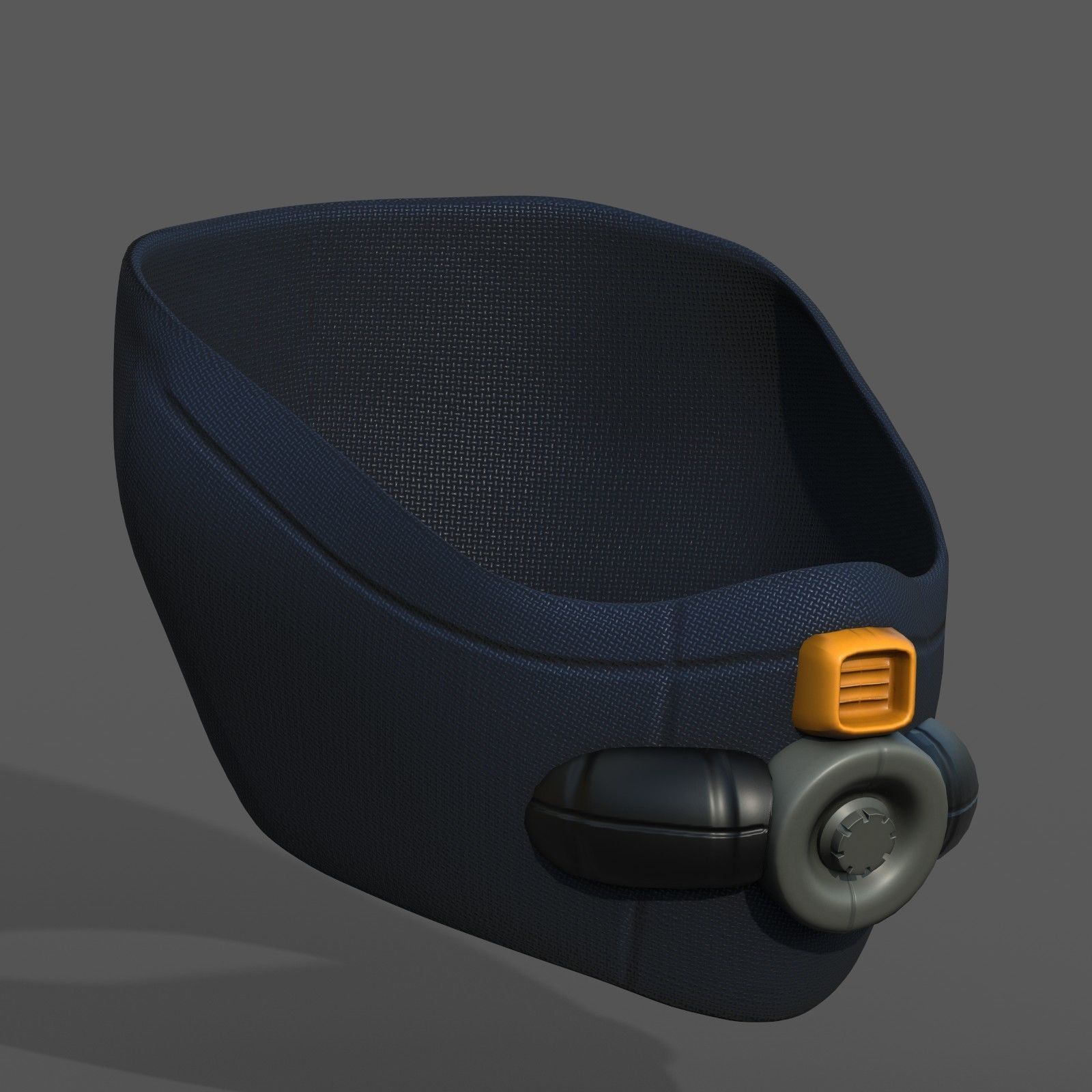 Helmet scifi military combat 3d Low-poly 3D model_1