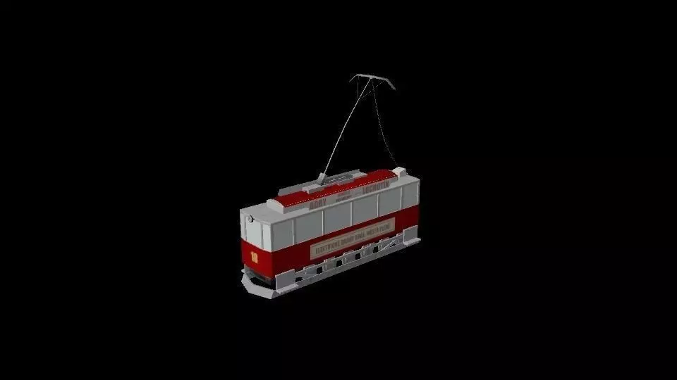 Tram Krizik-Brozik Free 3D model