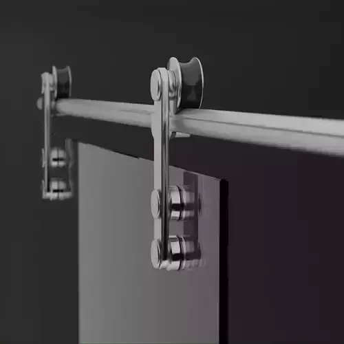 Glass sliding doors for interior