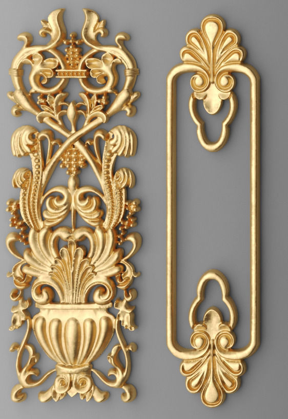 Frame molding set 3D model_8