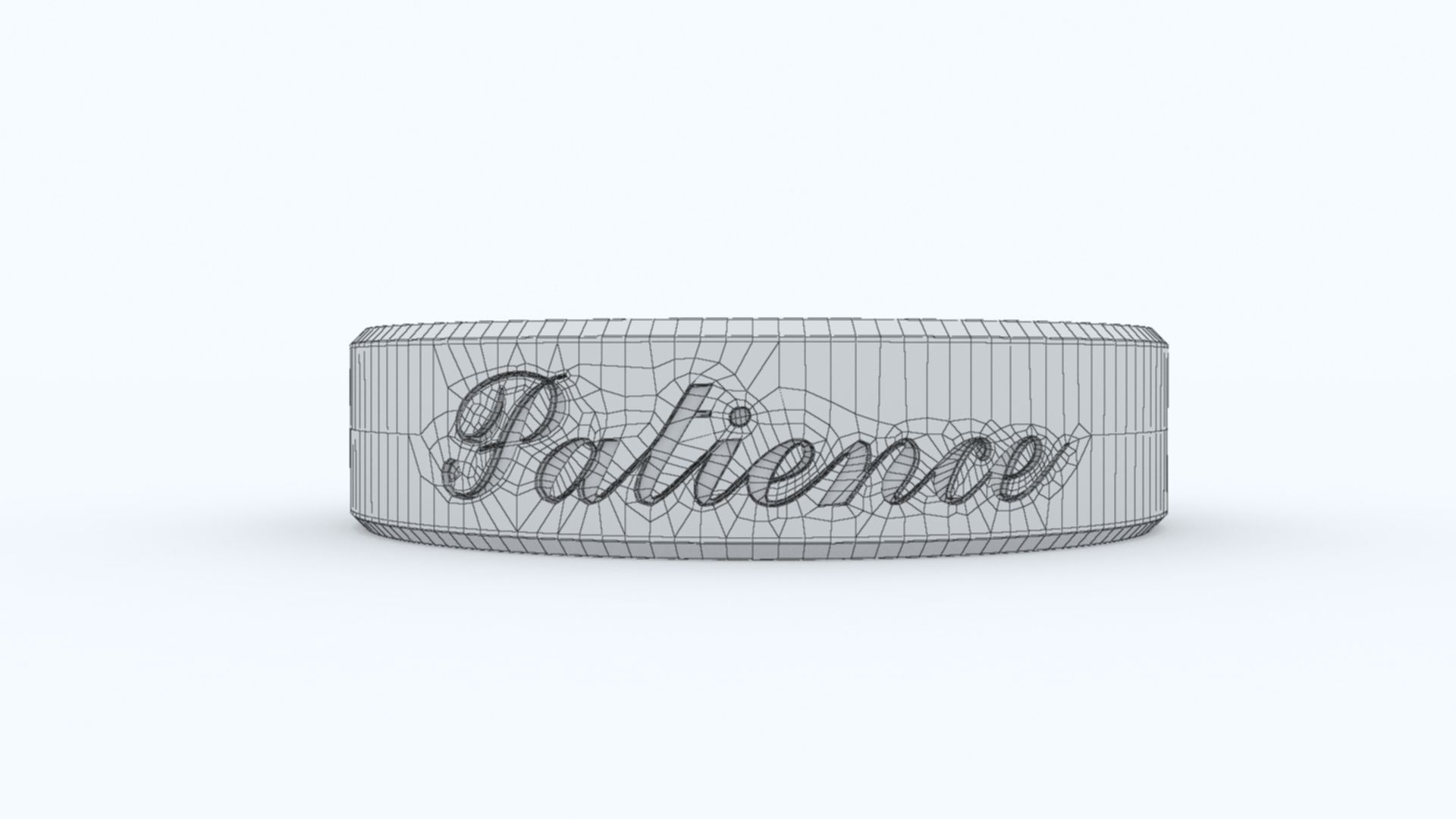 Patience Ring Green 3D print model_5