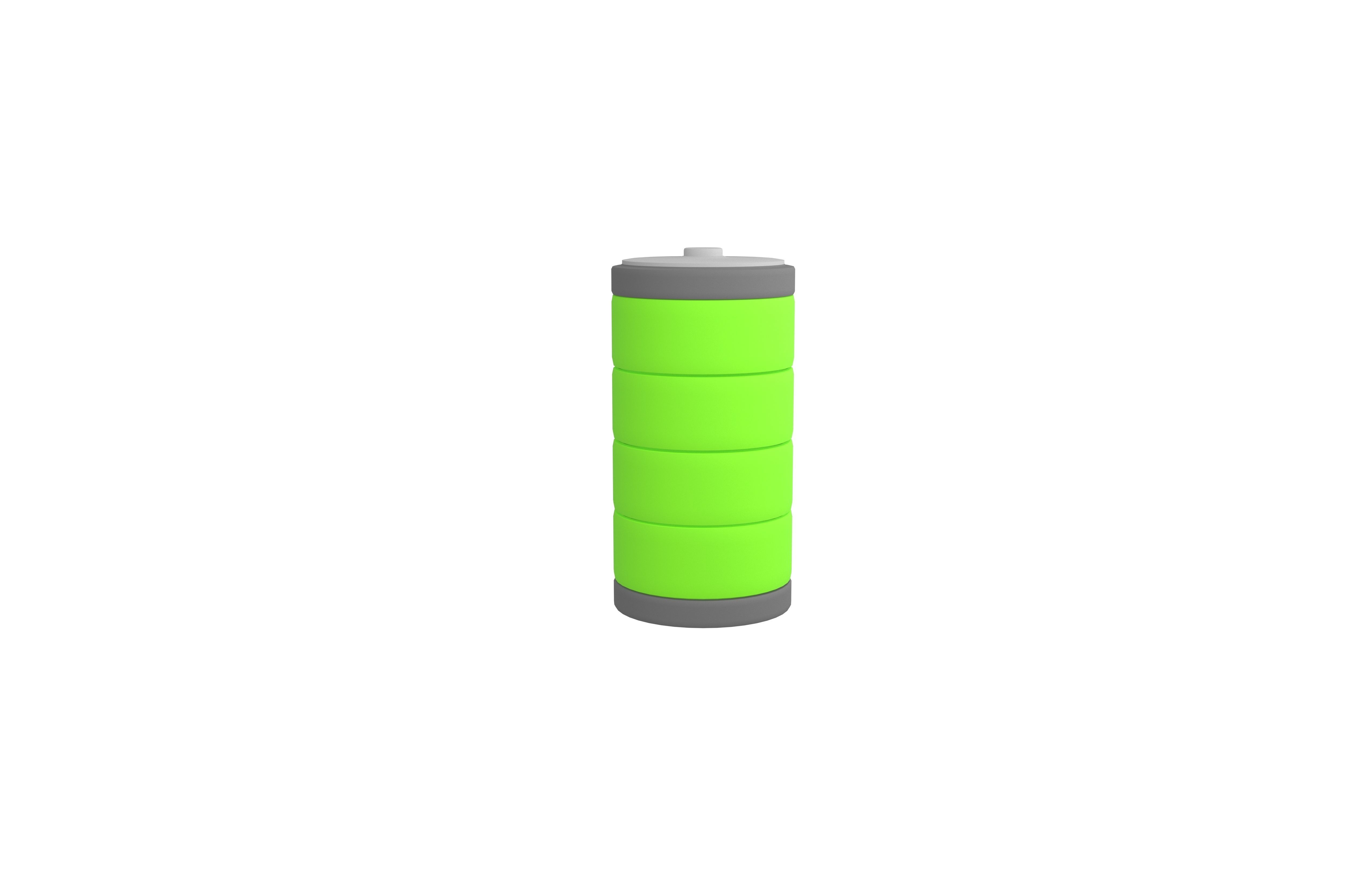 Battery Symbol v1 001 Low-poly 3D model_3