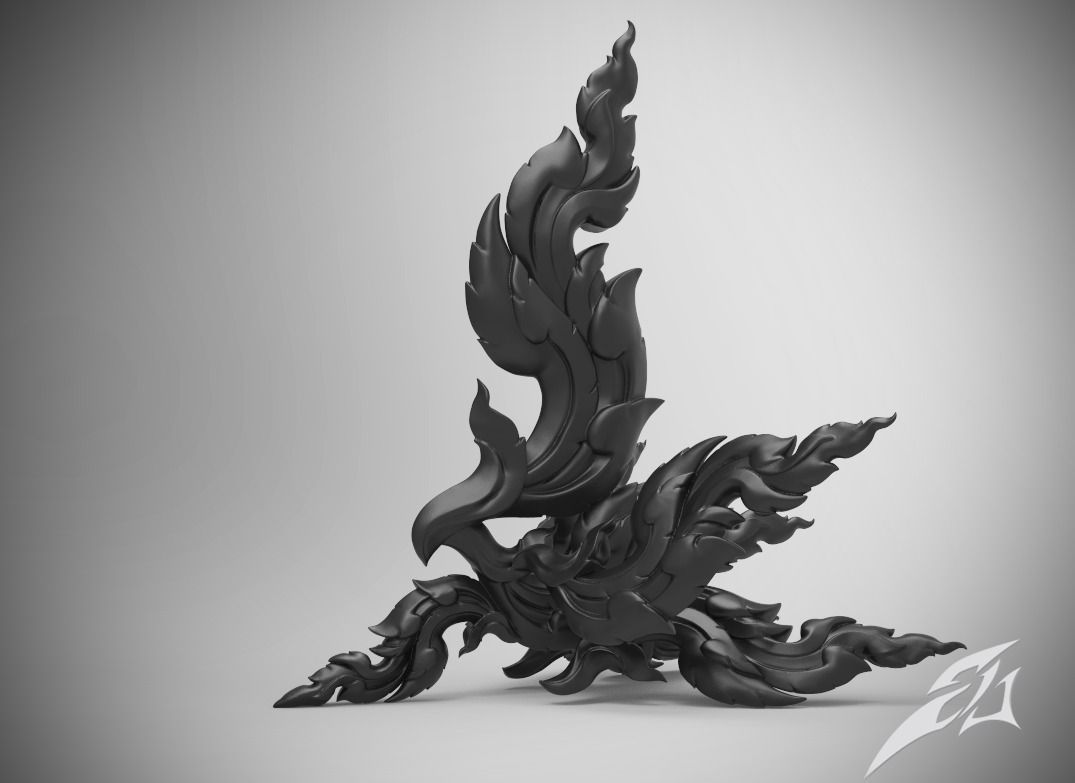 Kinnaree - Thai Art Sculpture 3D print model_0