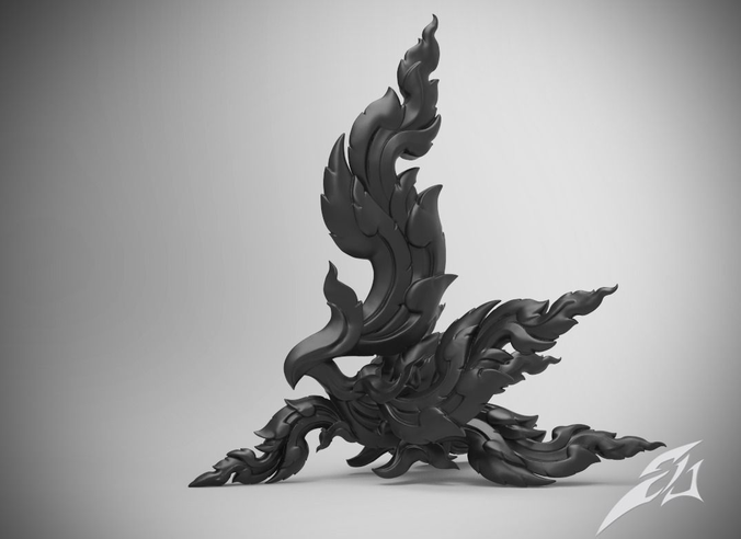 Kinnaree - Thai Art Sculpture 3D print model