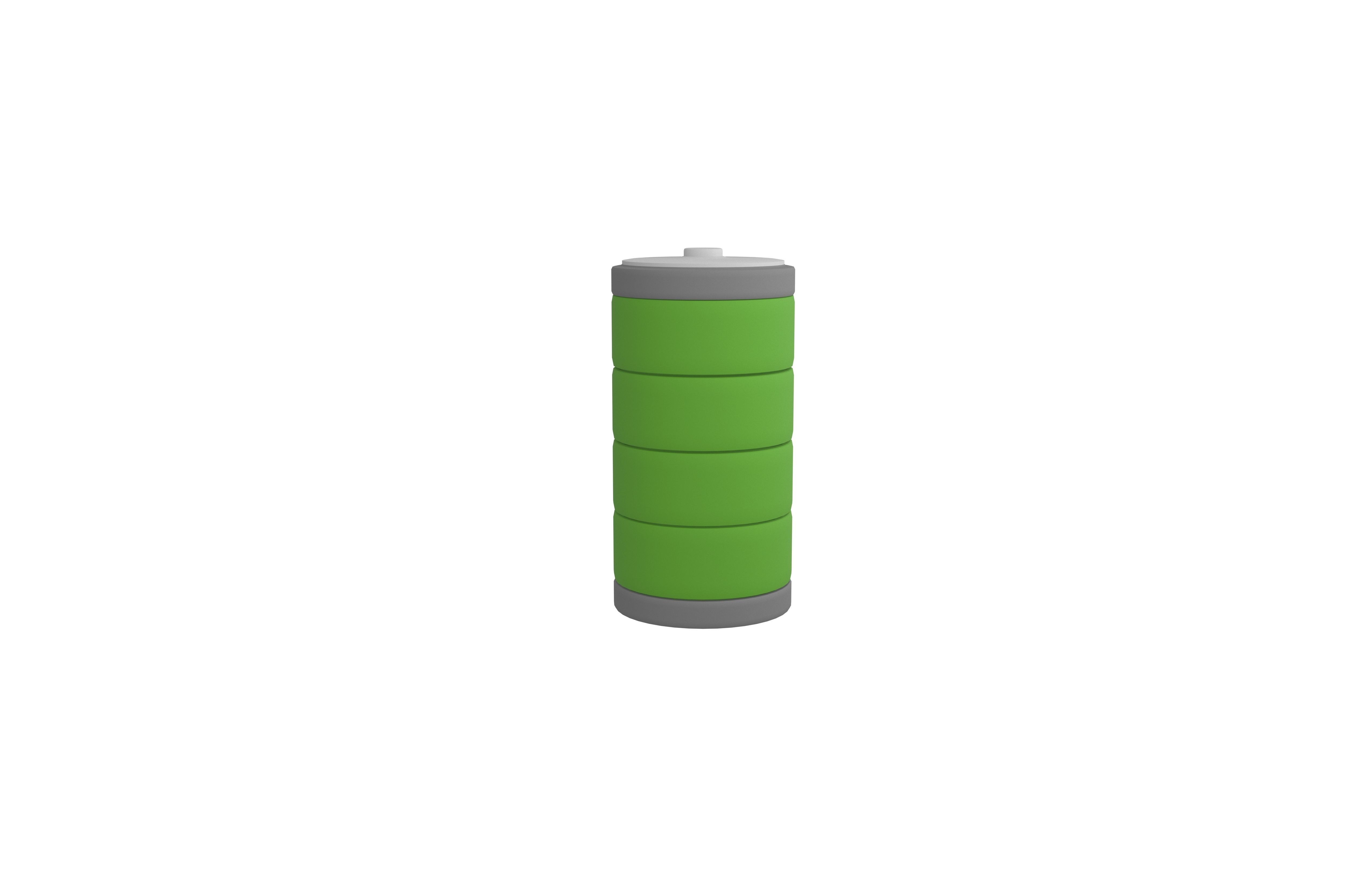 Battery Symbol v1 003 Low-poly 3D model_3