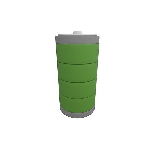 Battery Symbol v1 004 Low-poly 3D model