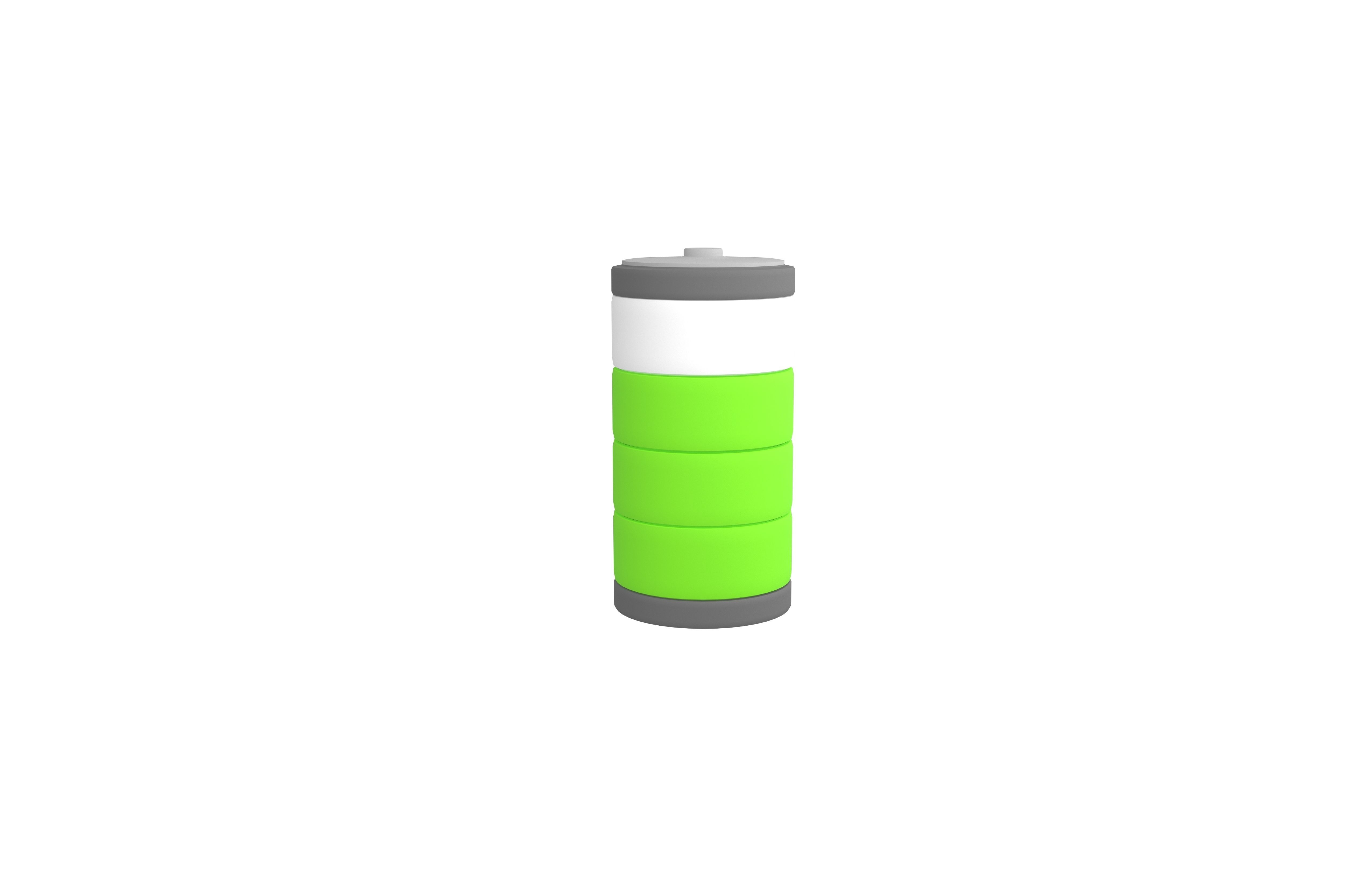 Battery Symbol v1 006 Low-poly 3D model_3