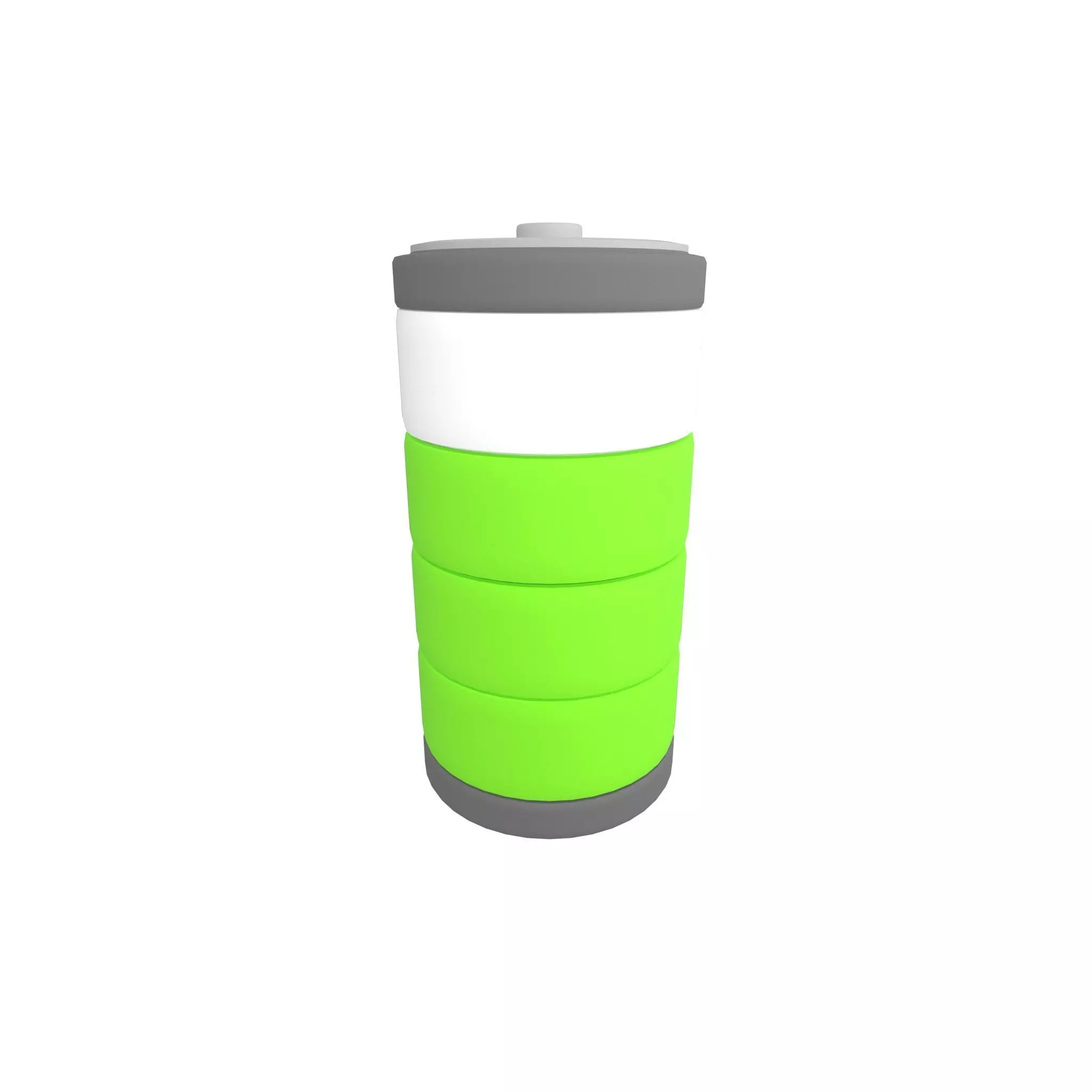 Battery Symbol v1 006 Low-poly 3D model_0