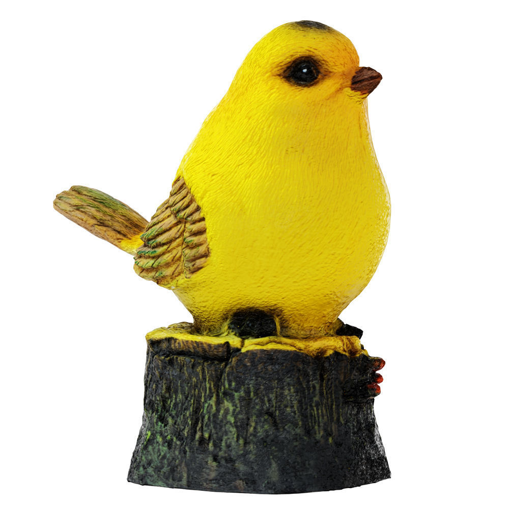 Figurine Yellow bird 01 3D model_1