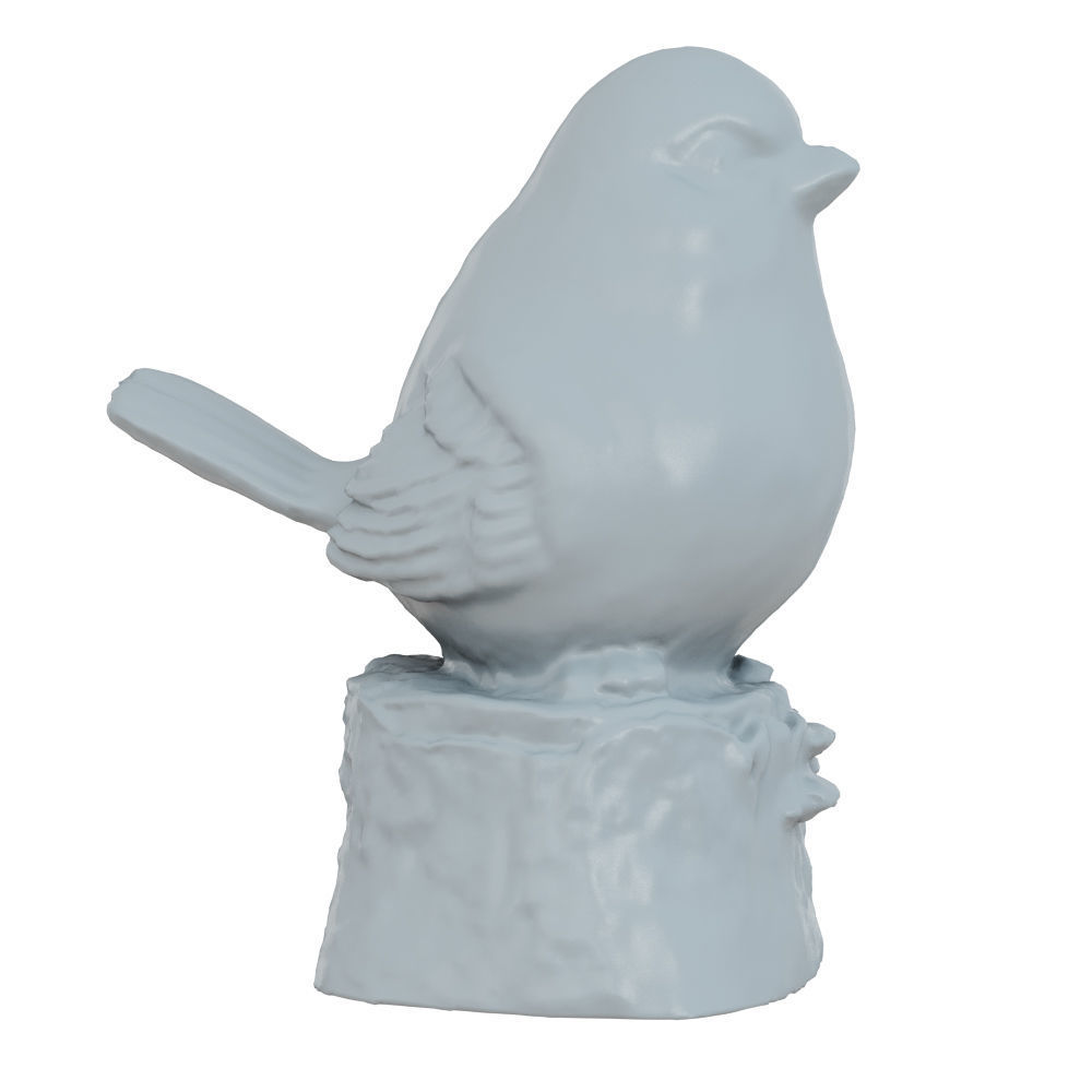 Figurine Yellow bird 01 3D model_7