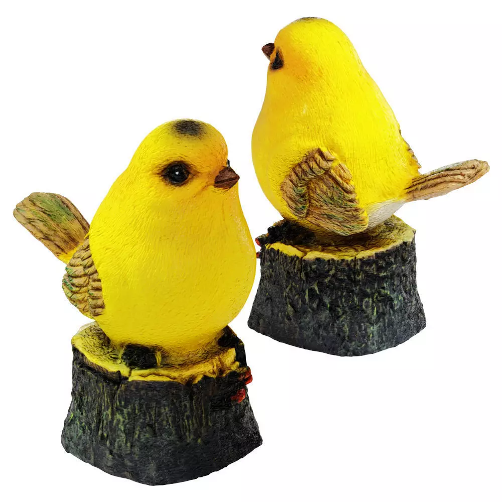 Figurine Yellow bird 01 3D model_0