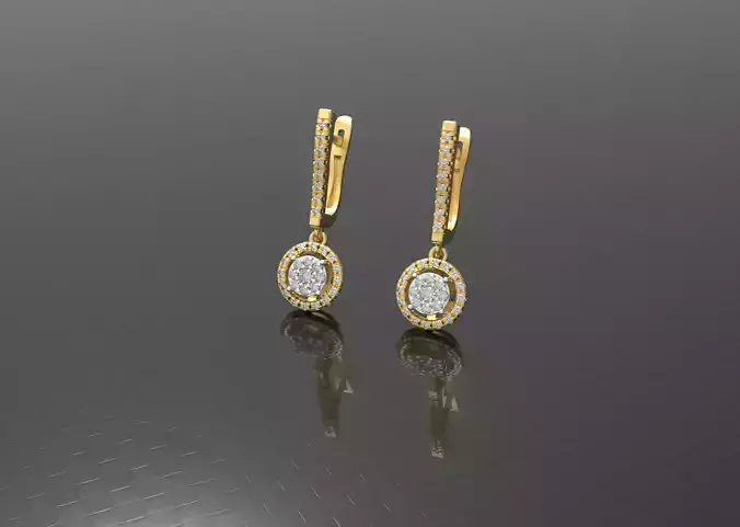 Luxury wedding earring