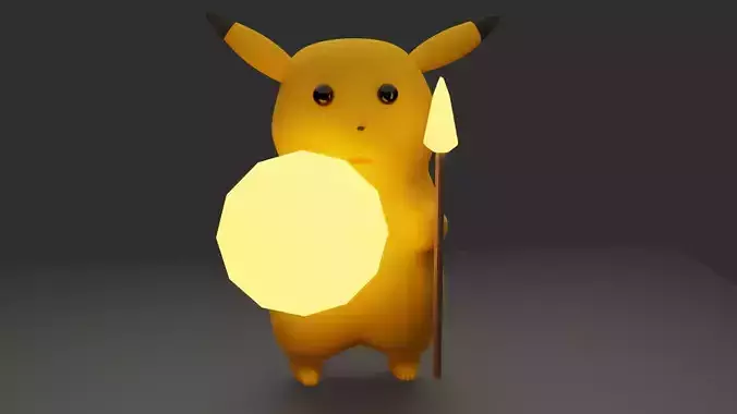 Pikachu warrior 3d print ready