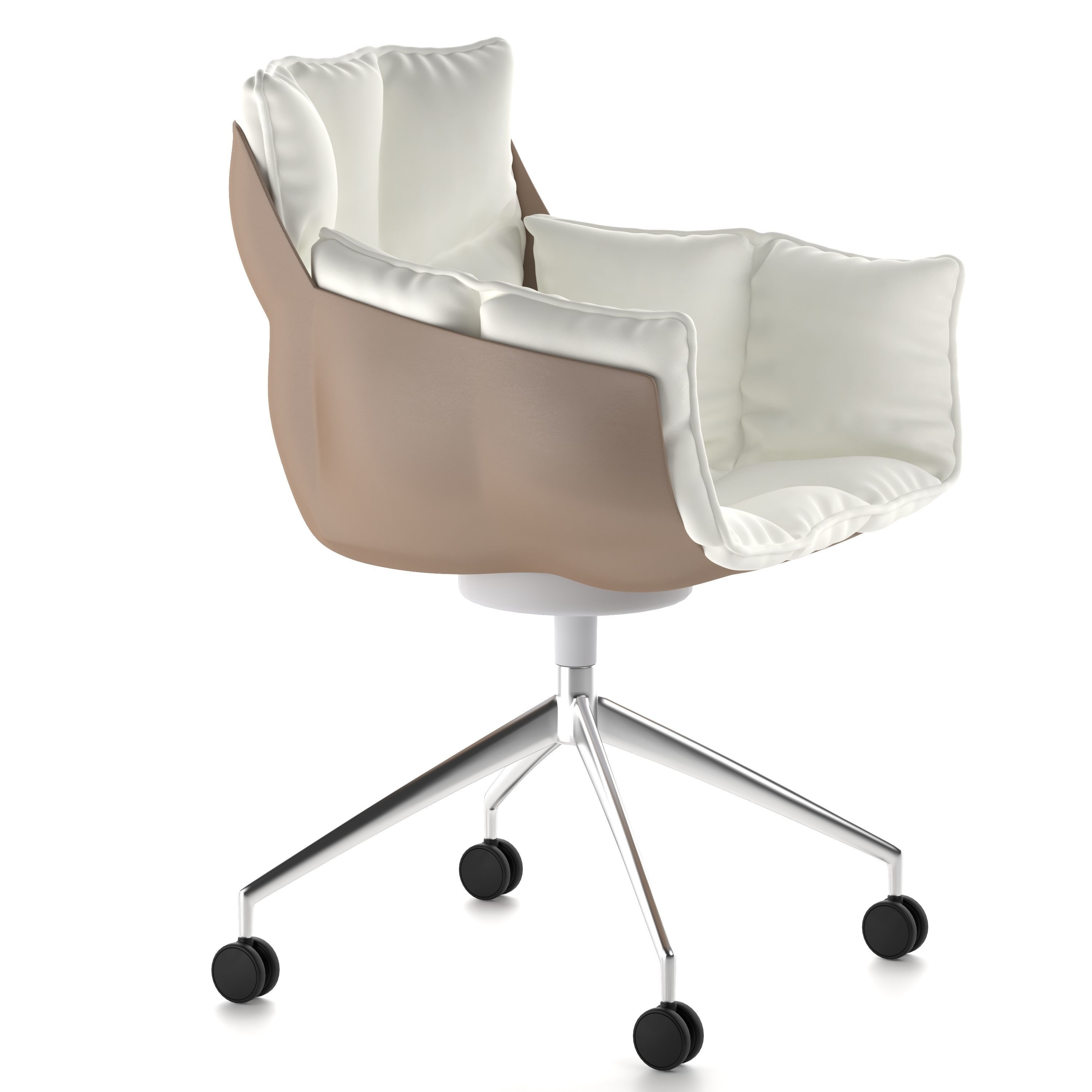 B and B Italia Husk Chairs 3D model_3