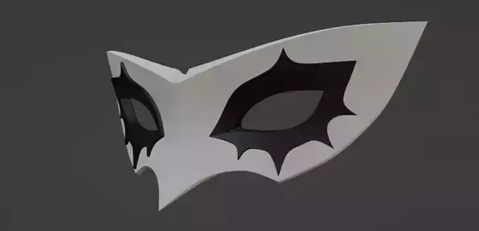 Persona 5 Jokers mask Game accurate  3D print model