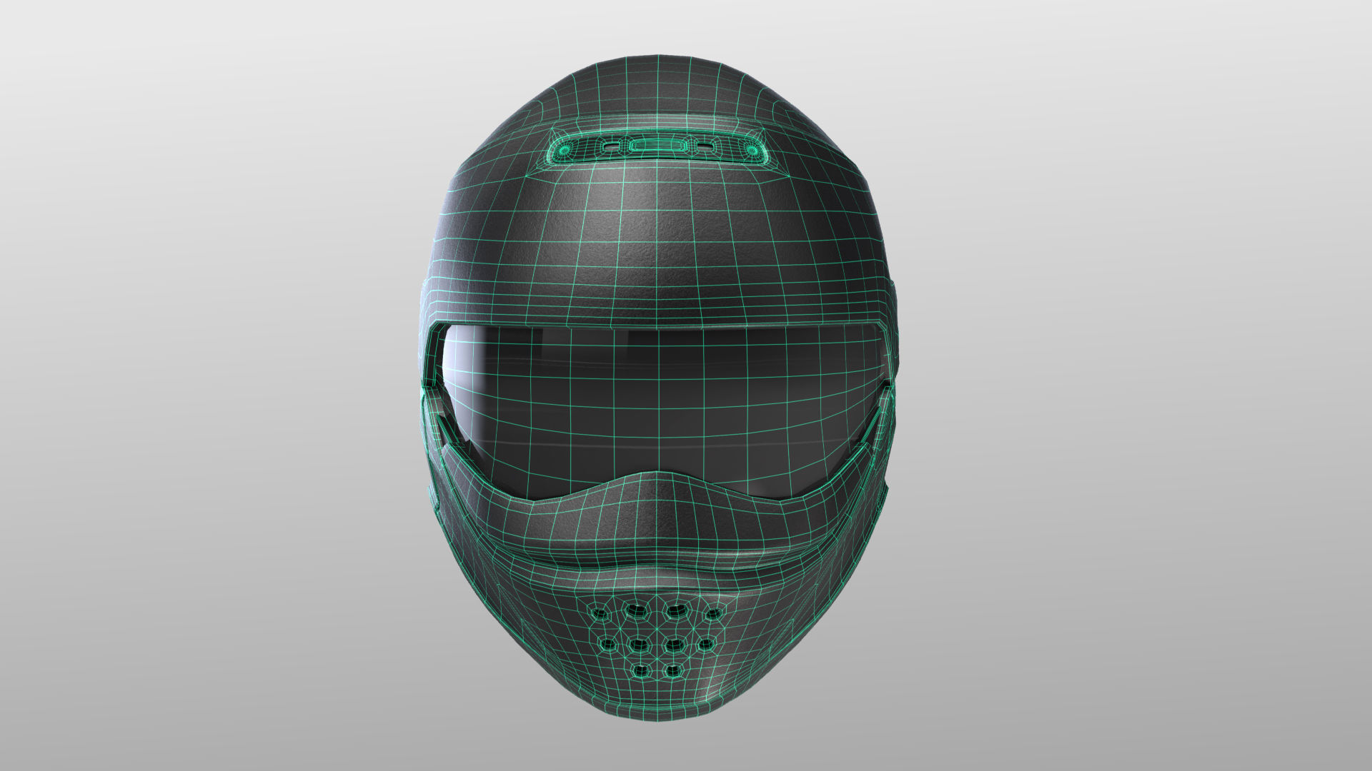 Motorcycle helmet 3D model_17