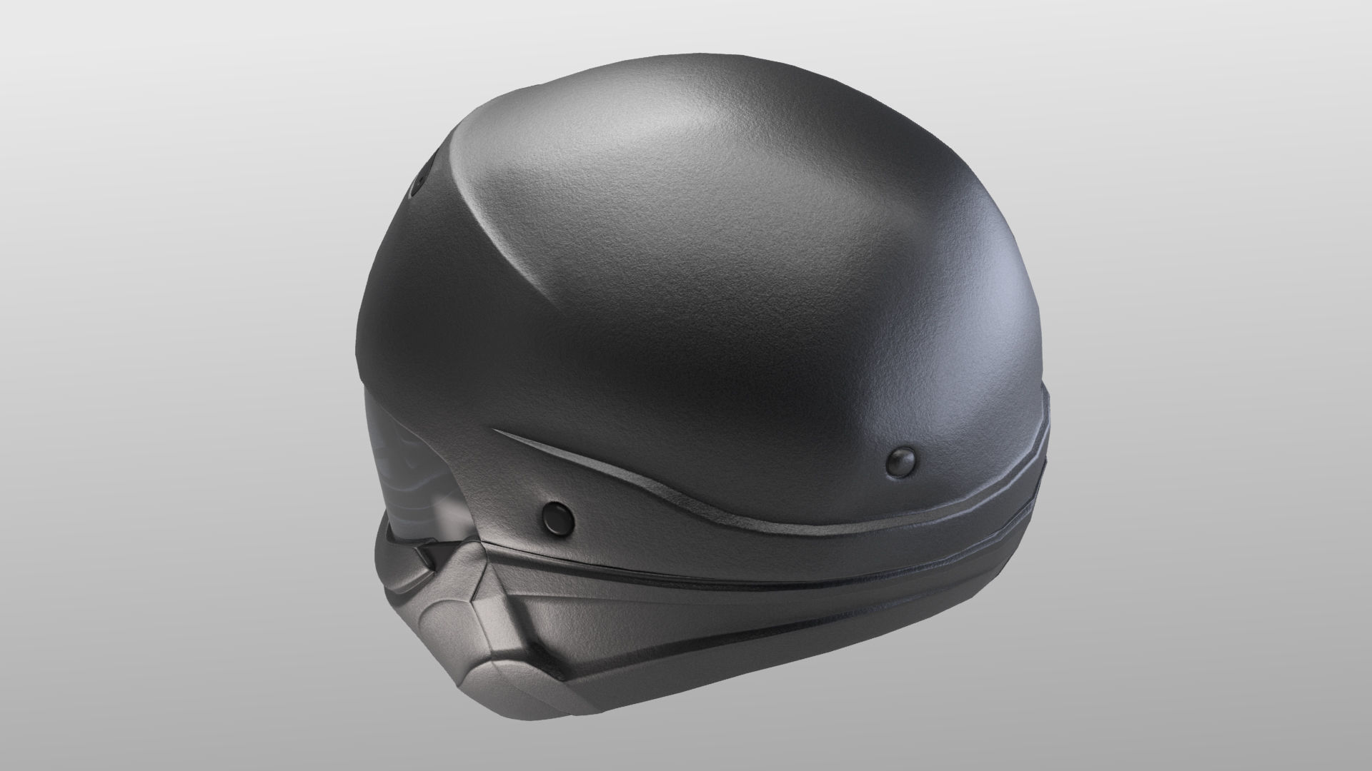 Motorcycle helmet 3D model_6