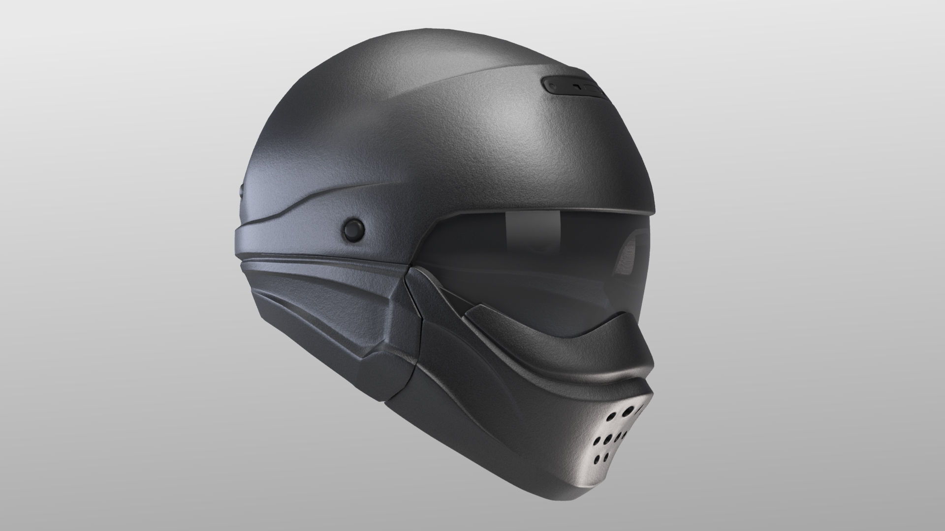 Motorcycle helmet 3D model_9
