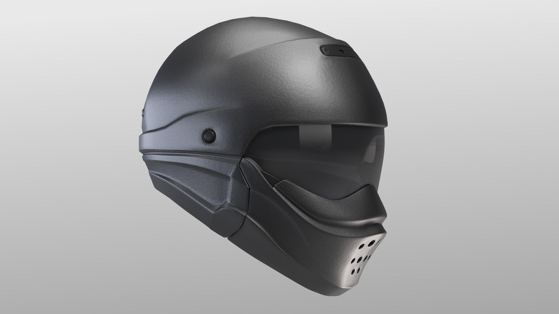 Motorcycle helmet 3D model_10