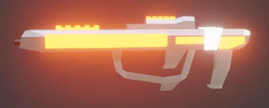 Juggernaut Gun Free low-poly 3D model_0